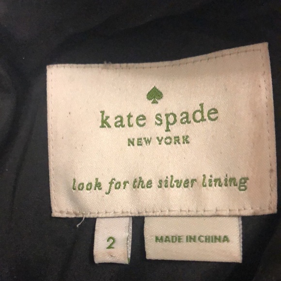 Kate Spade 2 Dress Black & Red Floral Ruffle Cap Sleeve Zipper back Excellent - Picture 2 of 7